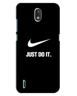 Чехол для Nokia 1.3 с картинкой «Классический принт Nike»