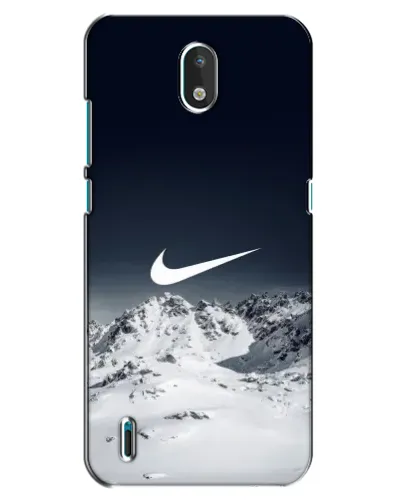 Чехол для Nokia 1.3 с картинкой «Nike — зимние горы»