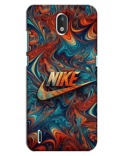 Чехол для Nokia 1.3 с картинкой «Nike в абстракции»