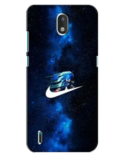 Чехол для Nokia 1.3 с картинкой «Звездный путь Nike»
