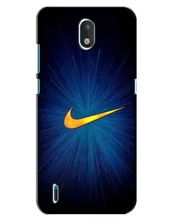 Чехол для Nokia 1.3 с картинкой «Синий пульс Nike» Чехол для Nokia 1.3 с картинкой «Синий пульс Nike»