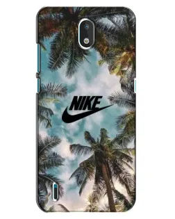Чехол для Nokia 1.3 с картинкой «Тропический принт Nike» Чехол для Nokia 1.3 с картинкой «Тропический принт Nike»