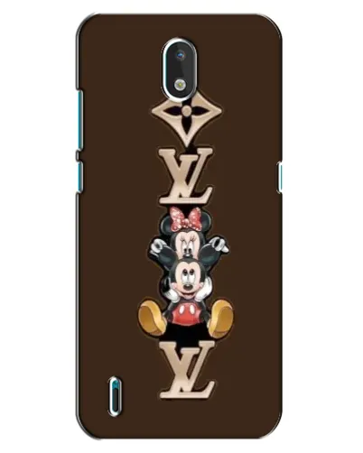 Чехол для Nokia 1.3 с картинкой «LV и Микки Маус»