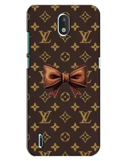 Чехол для Nokia 1.3 с картинкой «LV с бантом»