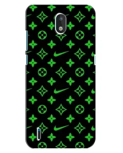 Чехол для Nokia 1.3 с картинкой «Неоновый принт LV»