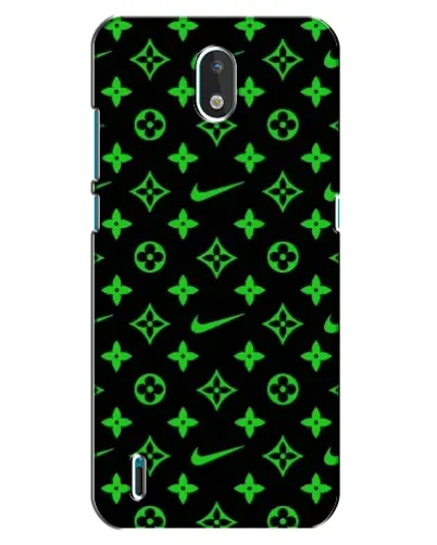 Чехол для Nokia 1.3 с картинкой «Неоновый принт LV»