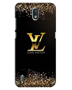 Чехол для Nokia 1.3 с картинкой «LV — золотые искры»