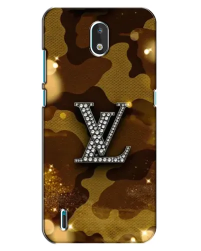 Чехол для Nokia 1.3 с картинкой «Камуфляжный Louis Vuitton»