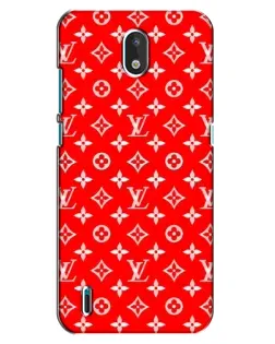 Чехол для Nokia 1.3 с картинкой «Яркий паттерн LV»