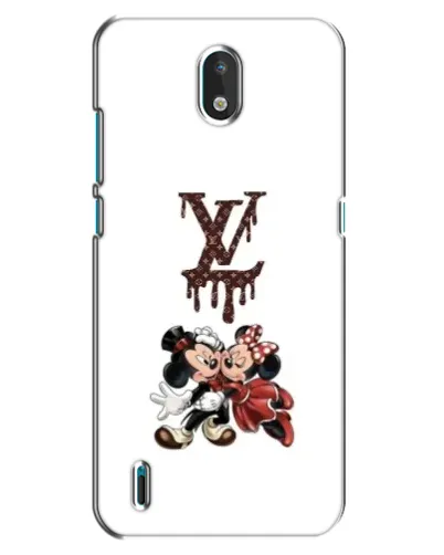 Чехол для Nokia 1.3 с картинкой «LV и Микки Маус»
