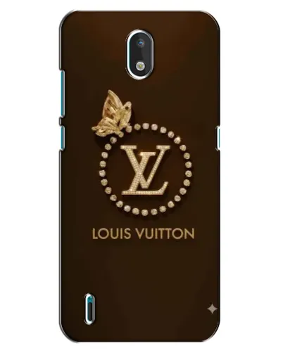 Чехол для Nokia 1.3 с картинкой «LV — золотая печать»