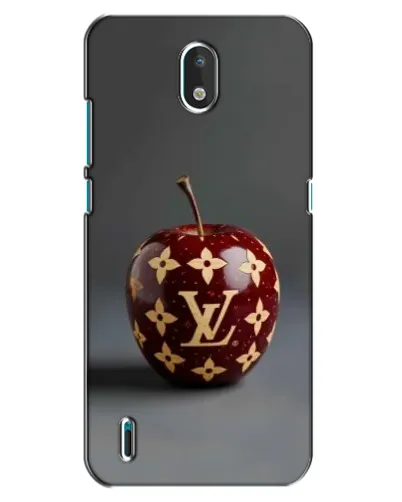 Чехол для Nokia 1.3 с картинкой «Красное яблоко LV»