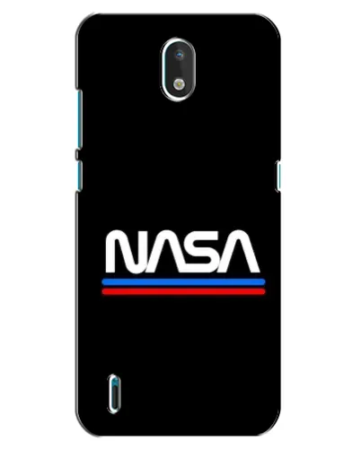 Чехол для Nokia 1.3 с картинкой «NASA — классика Red Blue»