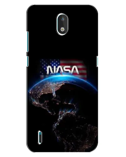 Чехол для Nokia 1.3 с картинкой «Земля из космоса NASA»