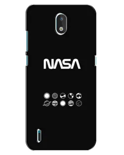 Чехол для Nokia 1.3 с картинкой «NASA — технический принт»