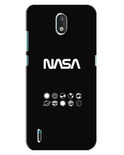 Чехол для Nokia 1.3 с картинкой «NASA — технический принт»
