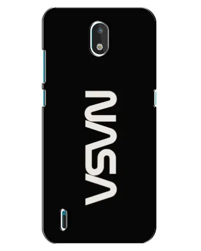 Чехол для Nokia 1.3 с картинкой «NASA — вертикальный логотип»