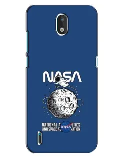 Чехол для Nokia 1.3 с картинкой «NASA — лунная миссия»