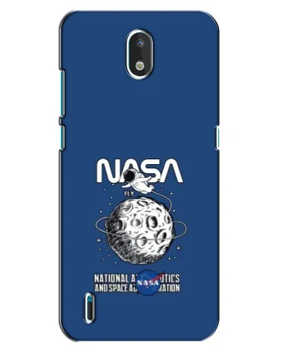Чехол для Nokia 1.3 с картинкой «NASA — лунная миссия»