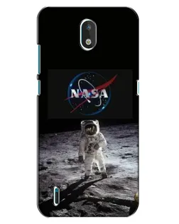 Чехол для Nokia 1.3 с картинкой «Астронавт на Луне»