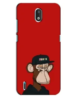 Чехол для Nokia 1.3 с картинкой «Bored Ape — красный фон» Чехол для Nokia 1.3 с картинкой «Bored Ape — красный фон»