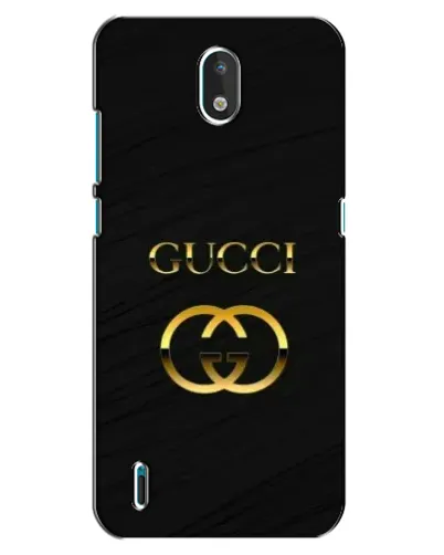 Чехол для Nokia 1.3 с картинкой «Золотой логотип Gucci»