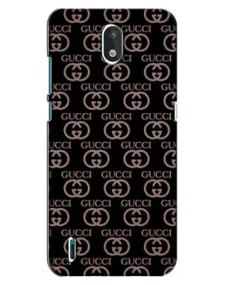 Чехол для Nokia 1.3 с картинкой «Классическая монограмма Gucci»