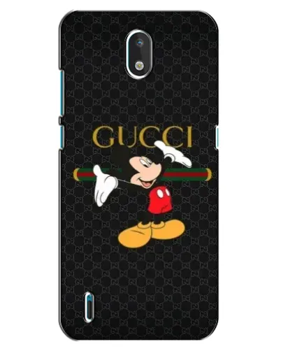 Чехол для Nokia 1.3 с картинкой «Микки Маус Gucci»