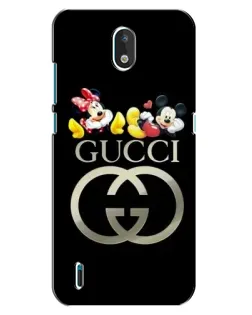 Чехол для Nokia 1.3 с картинкой «Gucci — герои Disney»