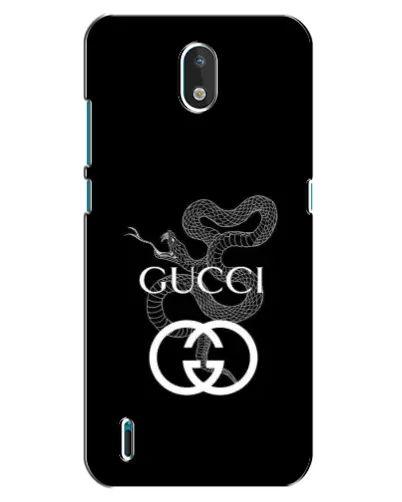 Чехол для Nokia 1.3 с картинкой «Gucci — серебряная змея»