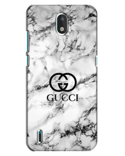 Чехол для Nokia 1.3 с картинкой «Gucci — мраморный шик»