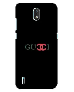 Чехол для Nokia 1.3 с картинкой «Gucci — красный градиент»