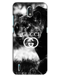 Чехол для Nokia 1.3 с картинкой «Gucci — дикая природа»