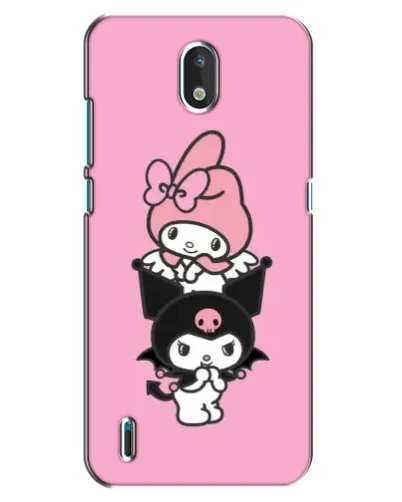 Чехол для Nokia 1.3 с картинкой «My Melody и Kuromi»