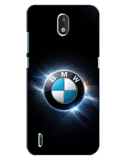 Чехол для Nokia 1.3 с картинкой «BMW — неоновое сияние»