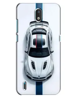 Чехол для Nokia 1.3 с картинкой «Вид сверху — BMW M»