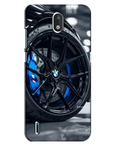 Чехол для Nokia 1.3 с картинкой «Колесо BMW вблизи»