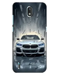 Чехол для Nokia 1.3 с картинкой «BMW в свете фар»