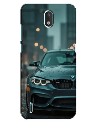Чехол для Nokia 1.3 с картинкой «BMW в огнях города»