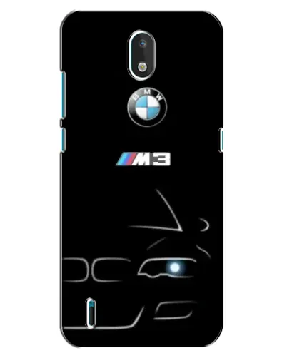 Чехол для Nokia 1.3 с картинкой «Минималистичный принт BMW M3»
