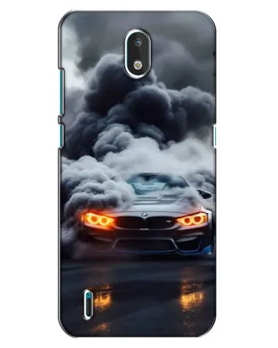 Чехол для Nokia 1.3 с картинкой «BMW в дыму»