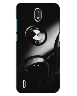 Чехол для Nokia 1.3 с картинкой «Эмблема BMW — макро»