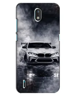 Чехол для Nokia 1.3 с картинкой «BMW сквозь туман»