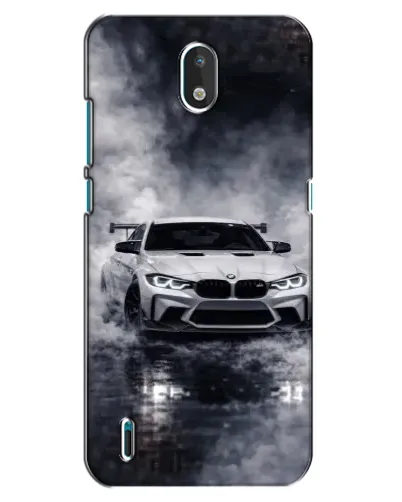 Чехол для Nokia 1.3 с картинкой «BMW сквозь туман»
