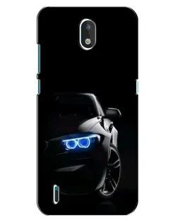 Чехол для Nokia 1.3 с картинкой «BMW — ночной взгляд»