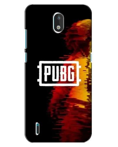 Чехол для Nokia 1.3 с картинкой «Яркий логотип PUBG»