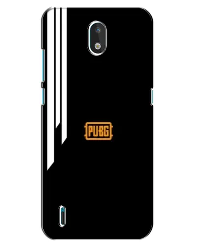 Чехол для Nokia 1.3 с картинкой «PUBG — вертикальные линии»