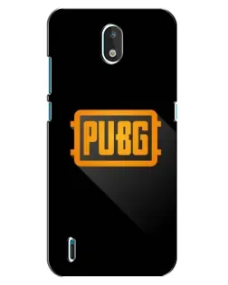 Чехол для Nokia 1.3 с картинкой «PUBG — рамка лого»