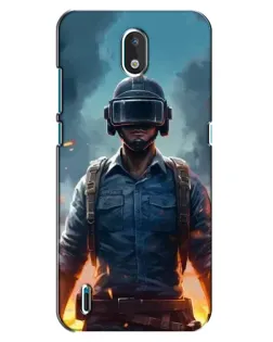 Чехол для Nokia 1.3 с картинкой «PUBG — реалистичный герой»