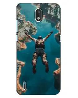 Чехол для Nokia 1.3 с картинкой «PUBG — свободное падение»